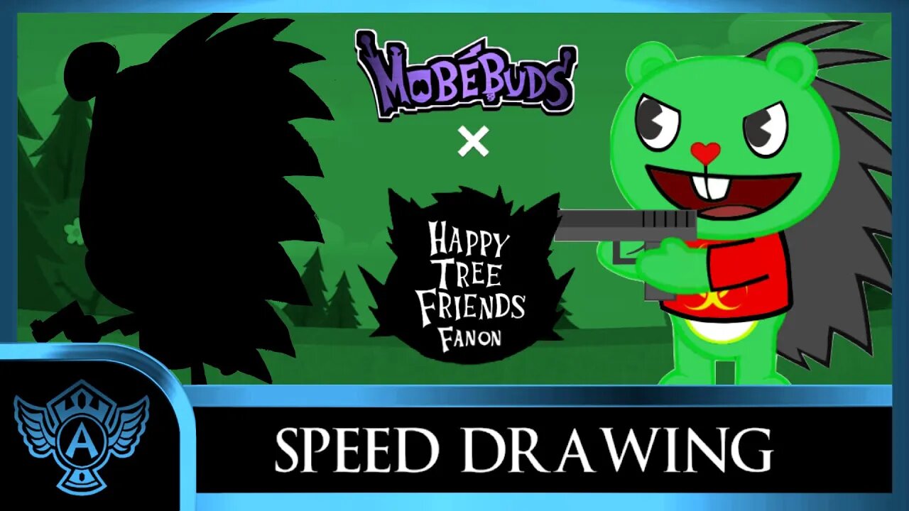 Speed Drawing: Happy Tree Friends Fanon - Butch | Mobebuds Style