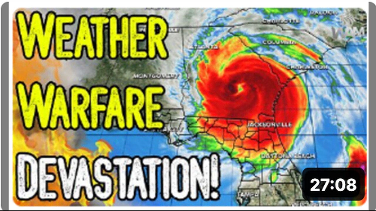 WEATHER WARFARE DEVASTATION! - Hurricane Helene & John Leave Countless Dead! - The Climate Agenda