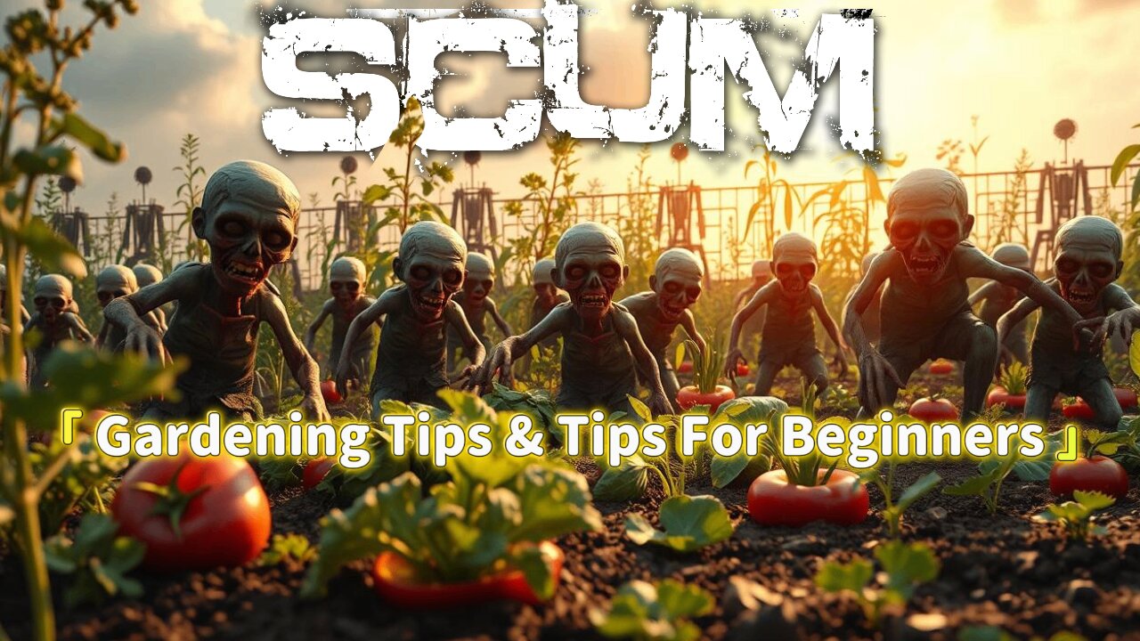 Scum Gameplay (Hardcore) - Gardening Tips & Tips for Beginners