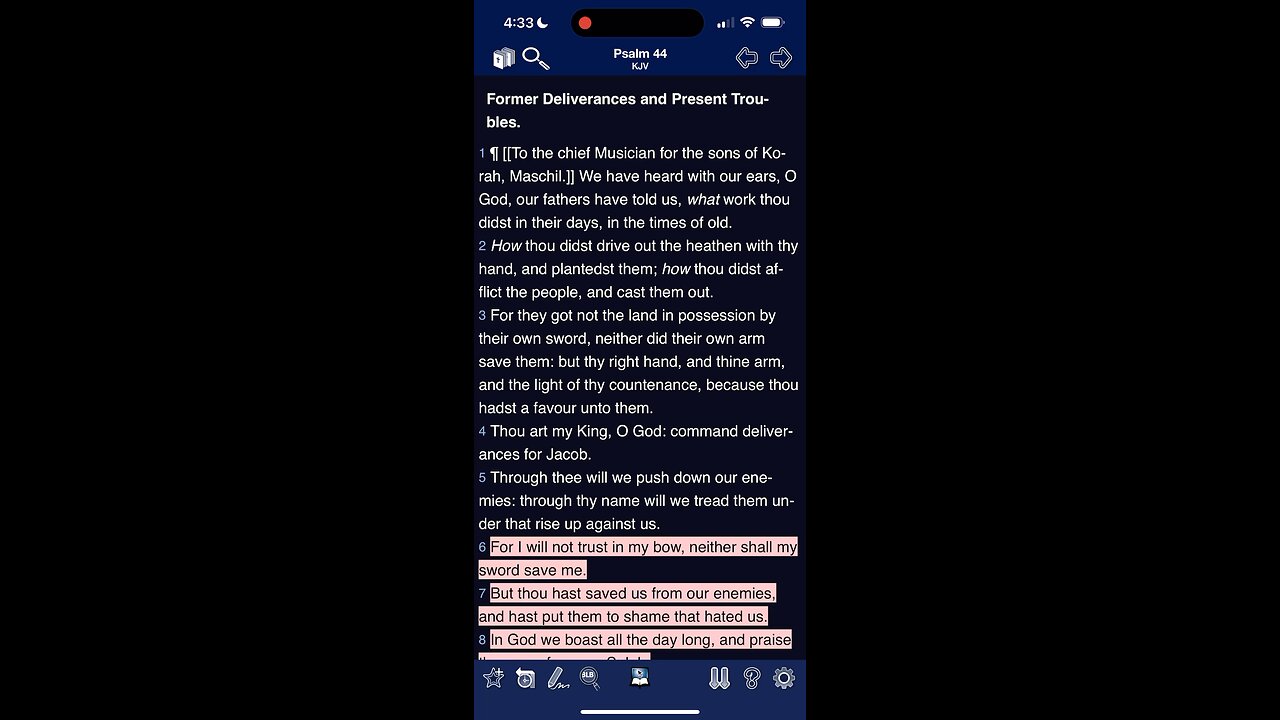 Psalms Chapter 44 Part 1
