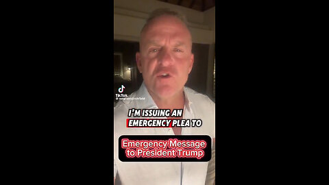 Stinchfield PLEA to Trump after Emergency Landing: Go to the Bunker, Re-Evaluate -GenFlynn Retweeted