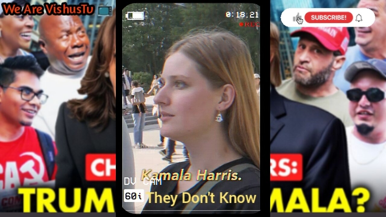 Kamala Harris Supporters... "They Don't Know Jack S*IT" 🤦 #VishusTv 📺