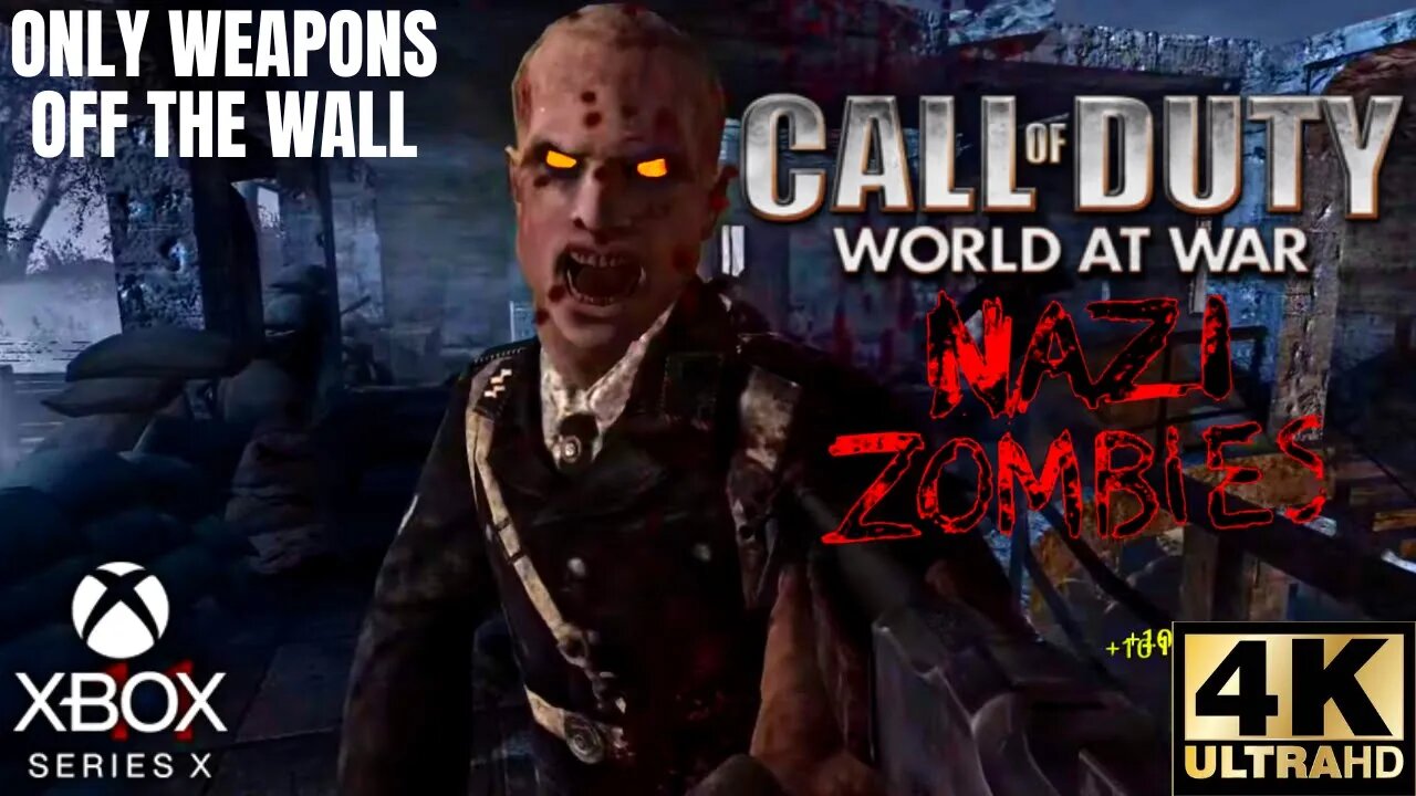 Only Weapons Off The Wall #1 | Call of Duty: World at War Nazi Zombies | Nacht der Untoten