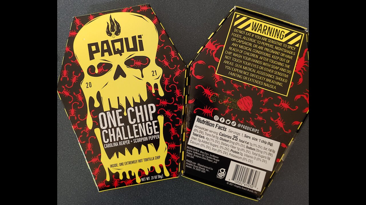 #OneChipChallenge 2021 @PaquiChips One Chip Challenge My Attempt