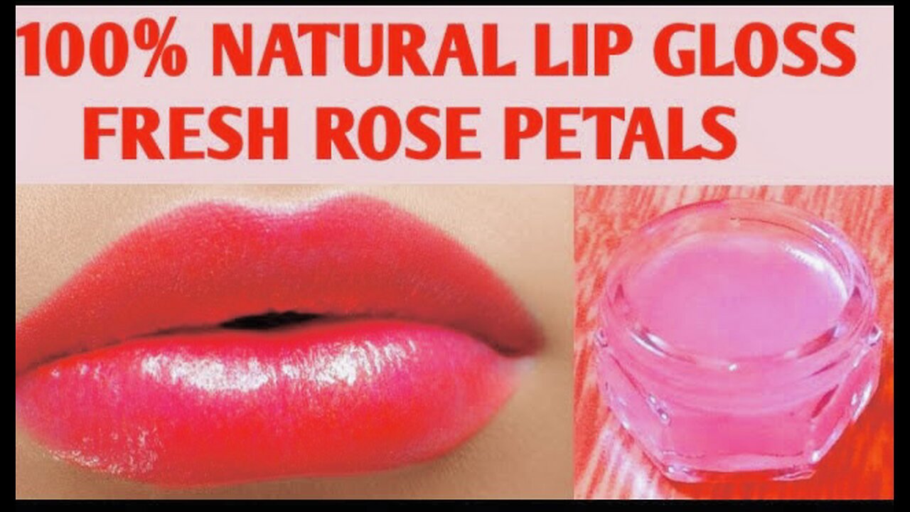 Rose Petal Lip balm / How to make lip balm / Natural Lip balm / Best use of rose petals