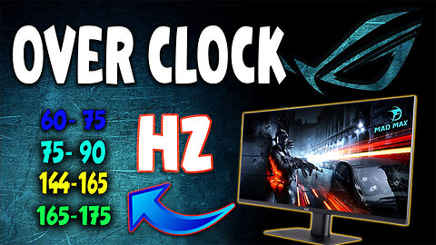 HOW TO OVERCLOCK YOUR MONITOR || GAMING MONITOR 📺 || WITH NVIDIA & AMD CARD IN HINDI / URDU 2025