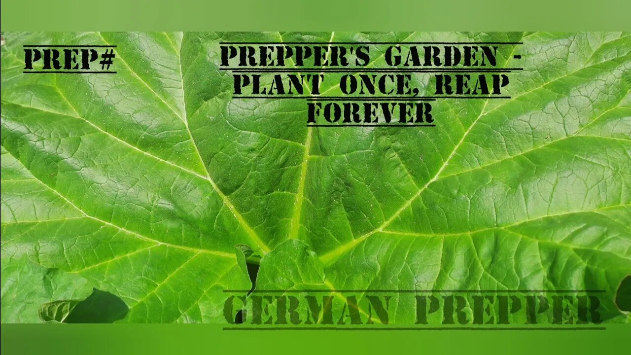 Prep# Prepper's Garden - Plant Once, Reap Forever