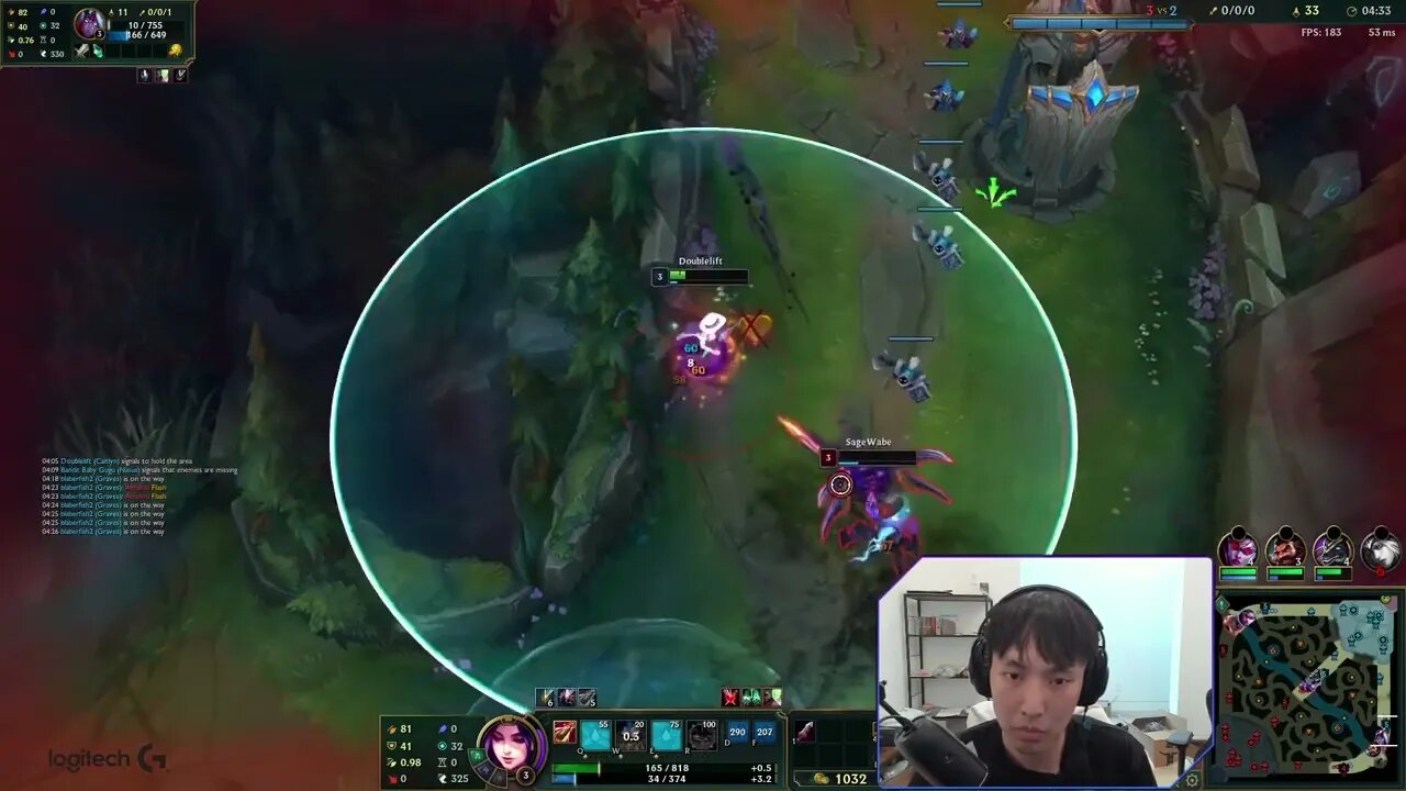 doubelift caitlyn adc - 2x3 bot !!!