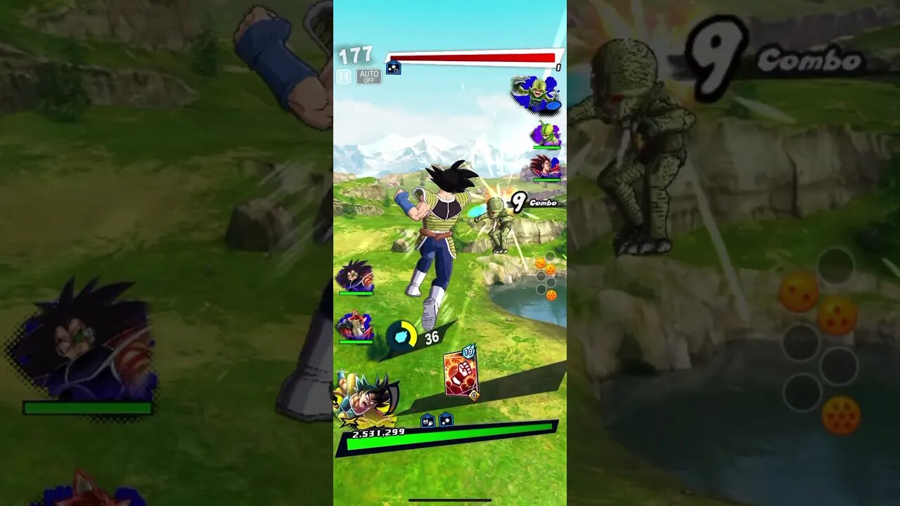 Dragon Ball Legends - Sparking Bardock Gameplay (DBL19-01S)