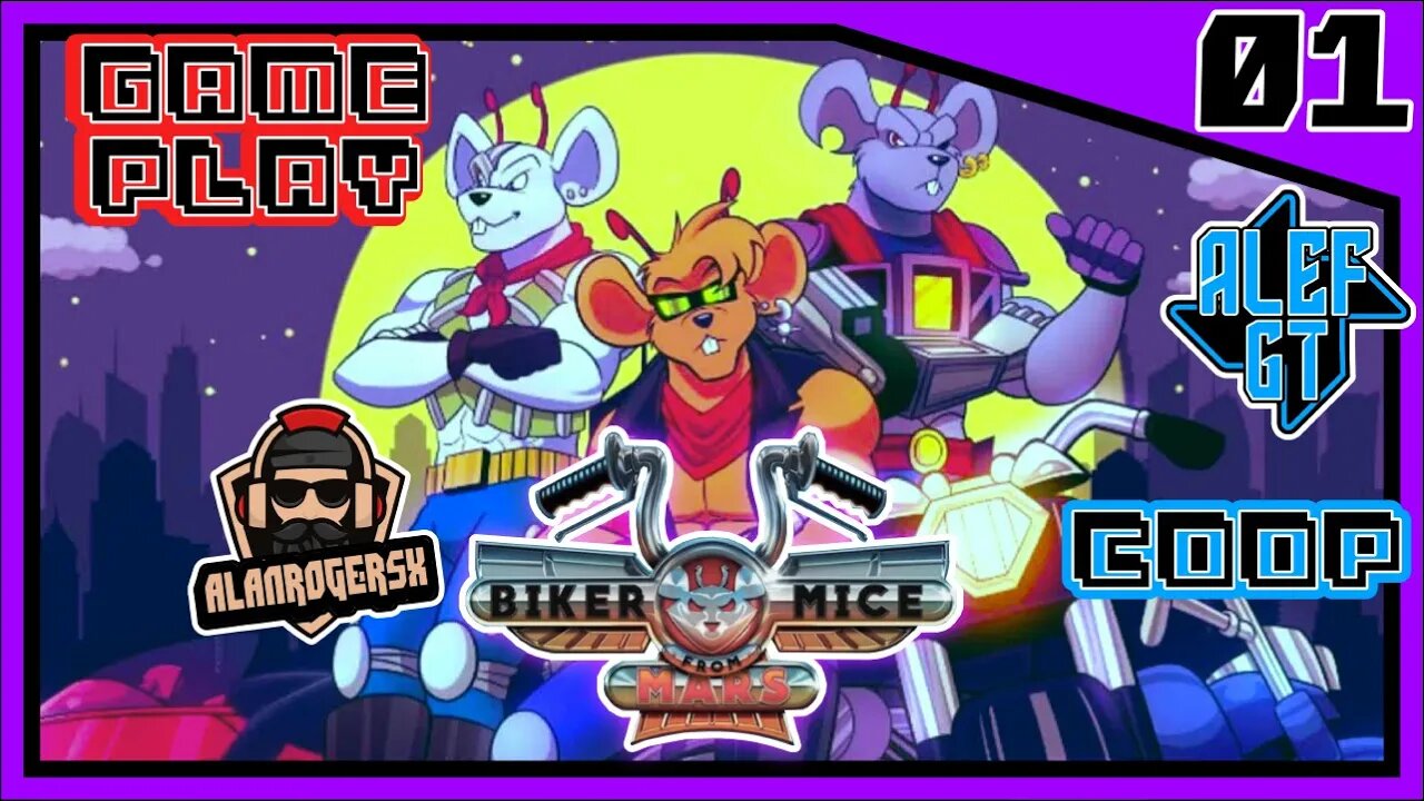 Arainha, Navinha e Motocão! - Biker Mice From Mars Snes - Parte 01