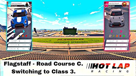 Switch Hot Lap Racing G10, 2P local splitscreen Quick Race on Road Course C, Kobe Enjin Ninja Rs!