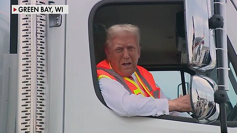 Trump Dedicates MAGA Garbage Truck to Joe and Kamala: Wisconsin Rally