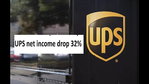 UPS profits crash 32%