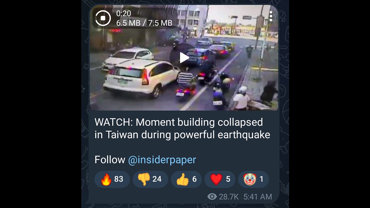 News Shorts: Moment Building Collapsed in Taiwan Earthquake