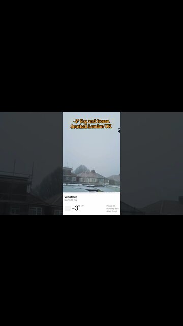 -3° #fog #frozen #uk #shorts #reels #bharatsamgi #weather