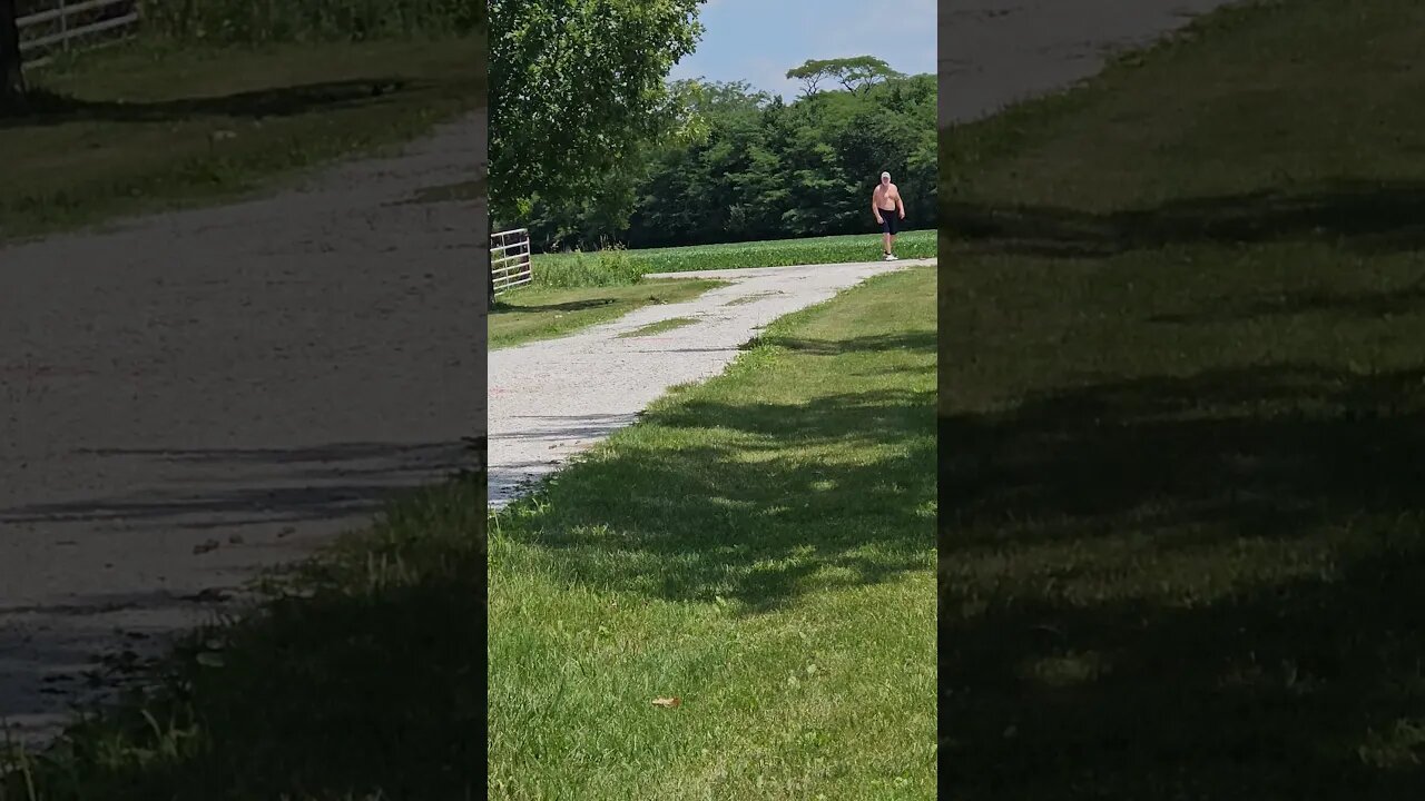 Discus Throw practice for Senior Olympics Nationals in Pittsburgh