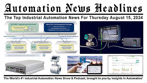 Automation News Headlines for Thursday August 15, 2024