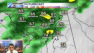 Rain Chances Continue Into Tuesday