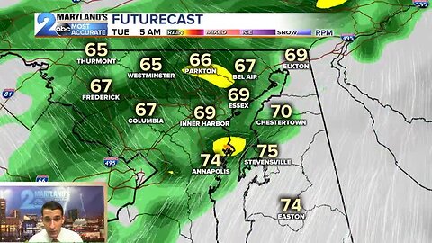 Rain Chances Continue Into Tuesday