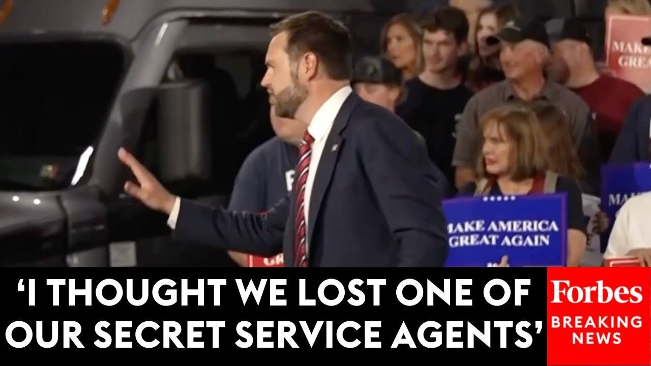 DRAMATIC MOMENT: JD Vance Pauses Pennsylvania Rally When Secret Service Agent Needs Medical Help