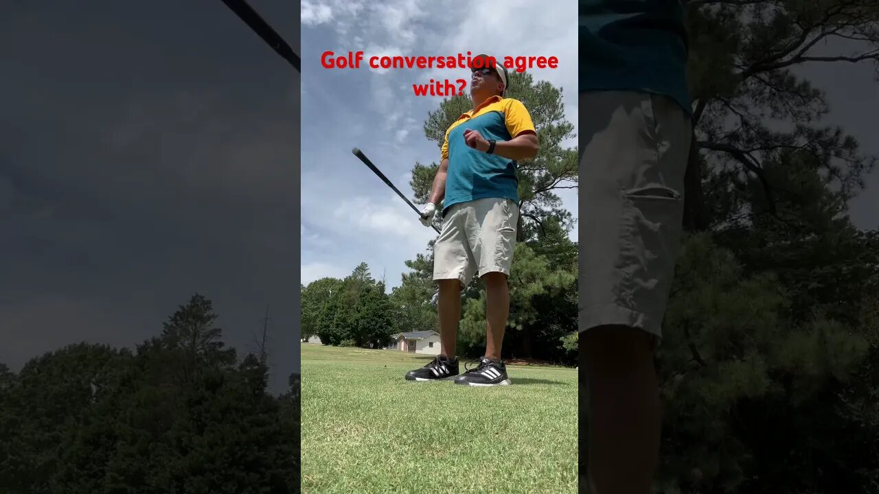 Golf conversation #shorts #golftips #golf #golfswing #golfer #golfcourse