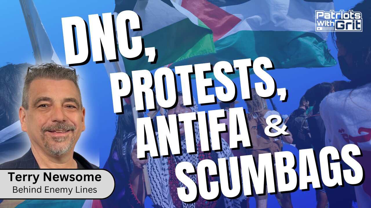 'DNC, Protests, Antifa and Scumbags-Behind the Scenes 'Citizen Journalism' Live from Chicago | Terry Newsome