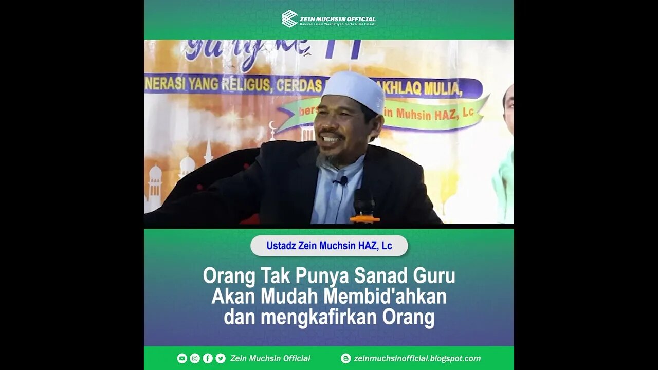 Orang Yang Mudah Menyalahkan, Membid'ahkan dan Mengkafirkan Orang Lain - Ustadz Zein Muchsin