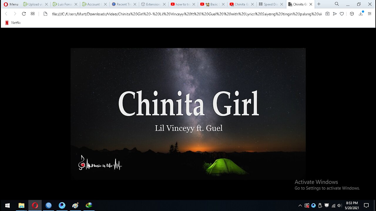 Chinita Girl - Lil Vinceyy ft Guel with Lyrics Saiyong tingin palang ako ay natunaw na