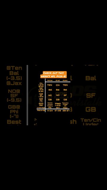 Follow us all year on YouTube! Link in bio! #nflpicks #nflpredictions #footballpicks