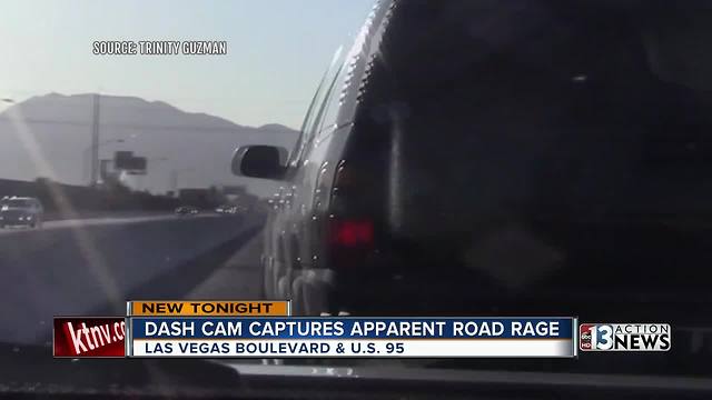 Dashcam helps Las Vegas troopers find driver in apparent road rage