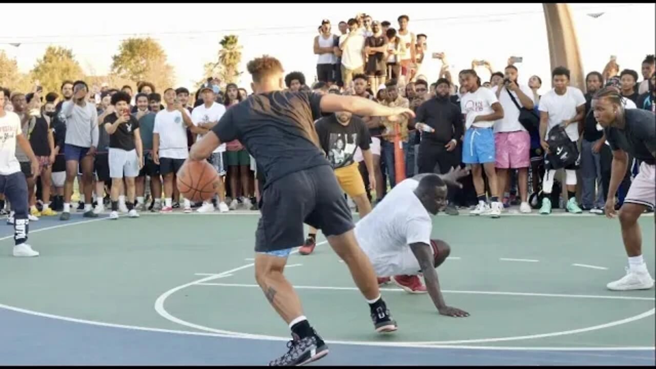 I Dropped Him..Sacramento SHOWED OUT! LIT Park 5v5 (Mic'd Up)