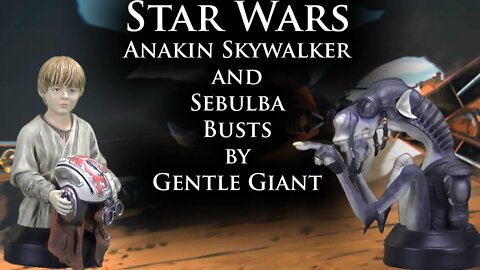 Star Wars Anakin Skywalker and Sebulba Busts by Gentle Giant