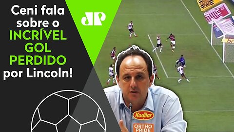 VEJA a ÚNICA coisa que Rogério Ceni falou sobre o GOL PERDIDO por Lincoln em Flamengo x Atlético-GO!