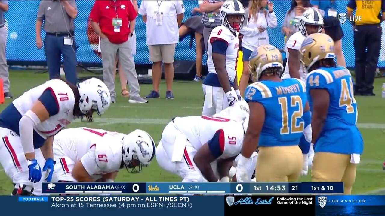 2022-09-17 South Alabama Jaguars vs UCLA Bruins