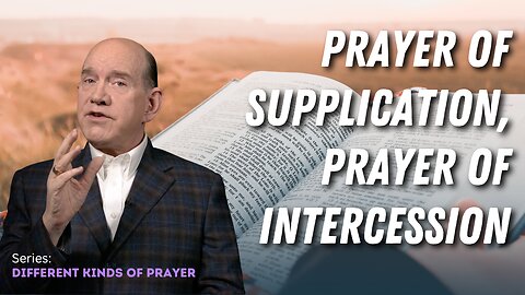 Supplication & Intercession