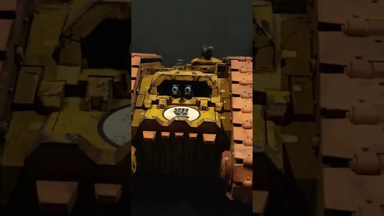 Imperial Fists Land Raider Proteus ready to drop the hammer in the name of the Pretorian of Terra