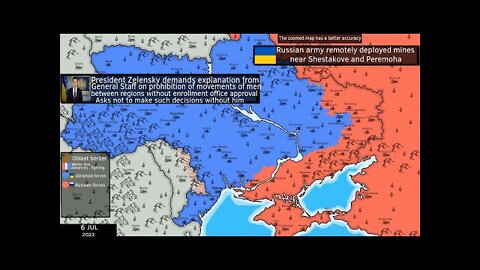 Russian invasion of Ukraine [6 Jul 2022] 'Today'