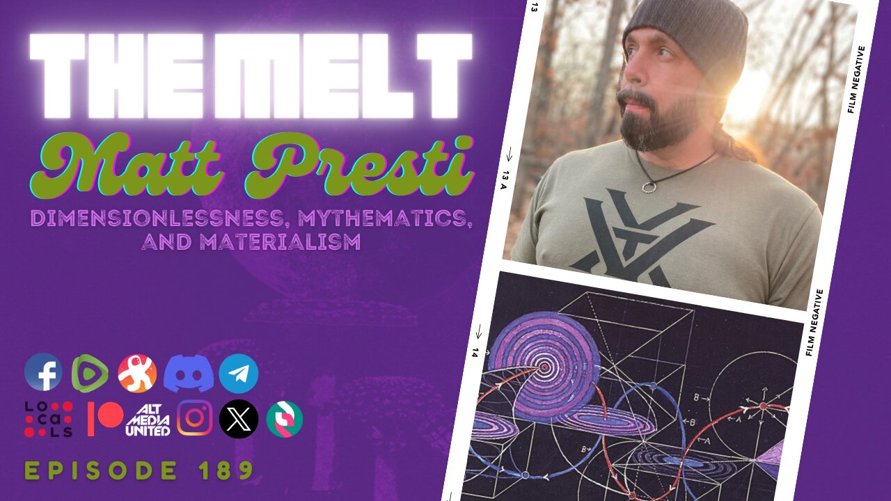 Episode 189- Matt Presti | Dimensionlessness, Mythematics, and Materialism (FREE FIRST HOUR)