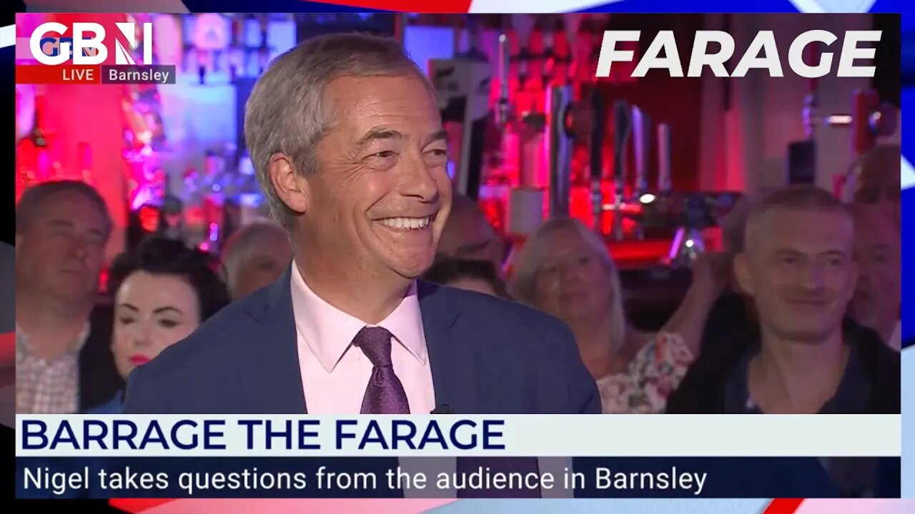 Nigel Farage takes questions live from the audience in Barnsley | Farage at Large