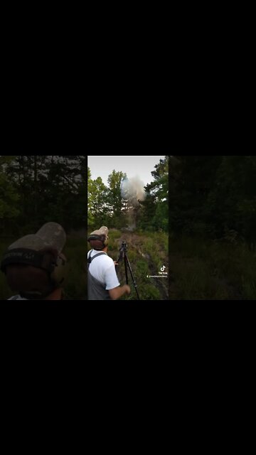 Beaver dam explosion