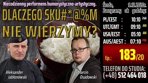 DLACZEGO SQRWYSYNOM NIE WIERZYMY? - Olszański, Osadowski NPTV (09.12.2020)