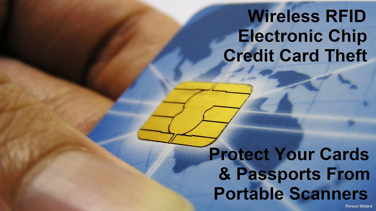 WARNING WIRELESS RFID ELECTRONIC CHIP CREDIT CARD THEFT PROTECTION