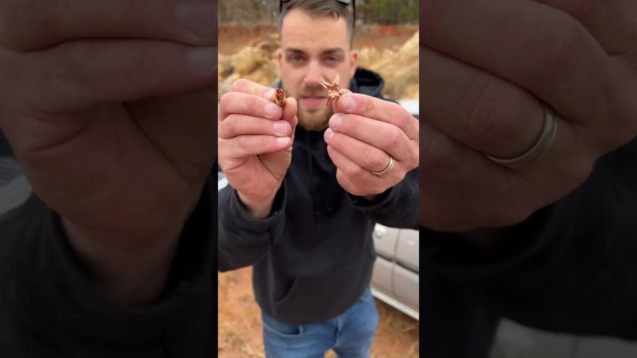 Machined Copper 9mm Round Vs A Car