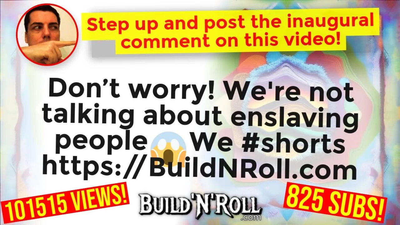 Don’t worry! We're not talking about enslaving people 😱 We #shorts https://BuildNRoll.com