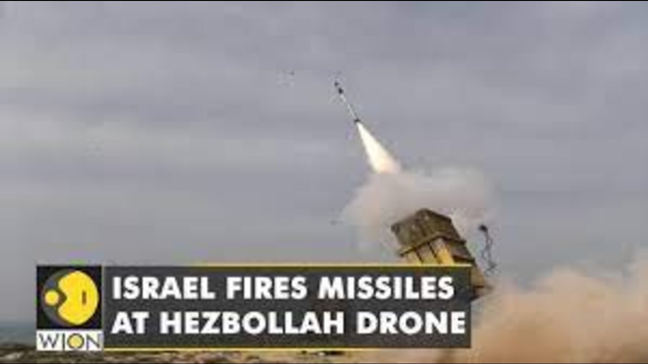 Israel fires missiles at Hezbollah drone after it enters Israel's airspace | World English News