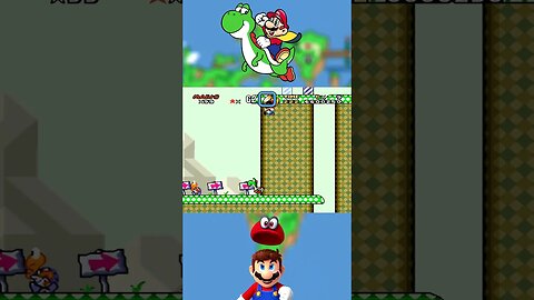 Glitch no Super Mario World #shorts #supermario #supermarioworld #yoshi #nintendo #glitch