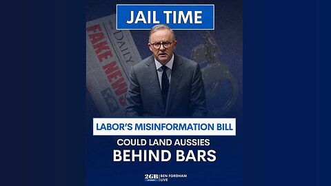 🔴 Experts now warning Misinfo Bill could lead to people going to jail! | Ben Fordham at 2GB 🇦🇺