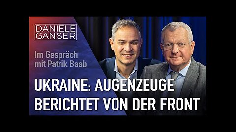 Daniele Ganser 👉Ukraine - Augenzeuge berichtet von der Front (21.11.2024)