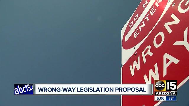 Arizona considering harsher punishments considered from wrong way drivers