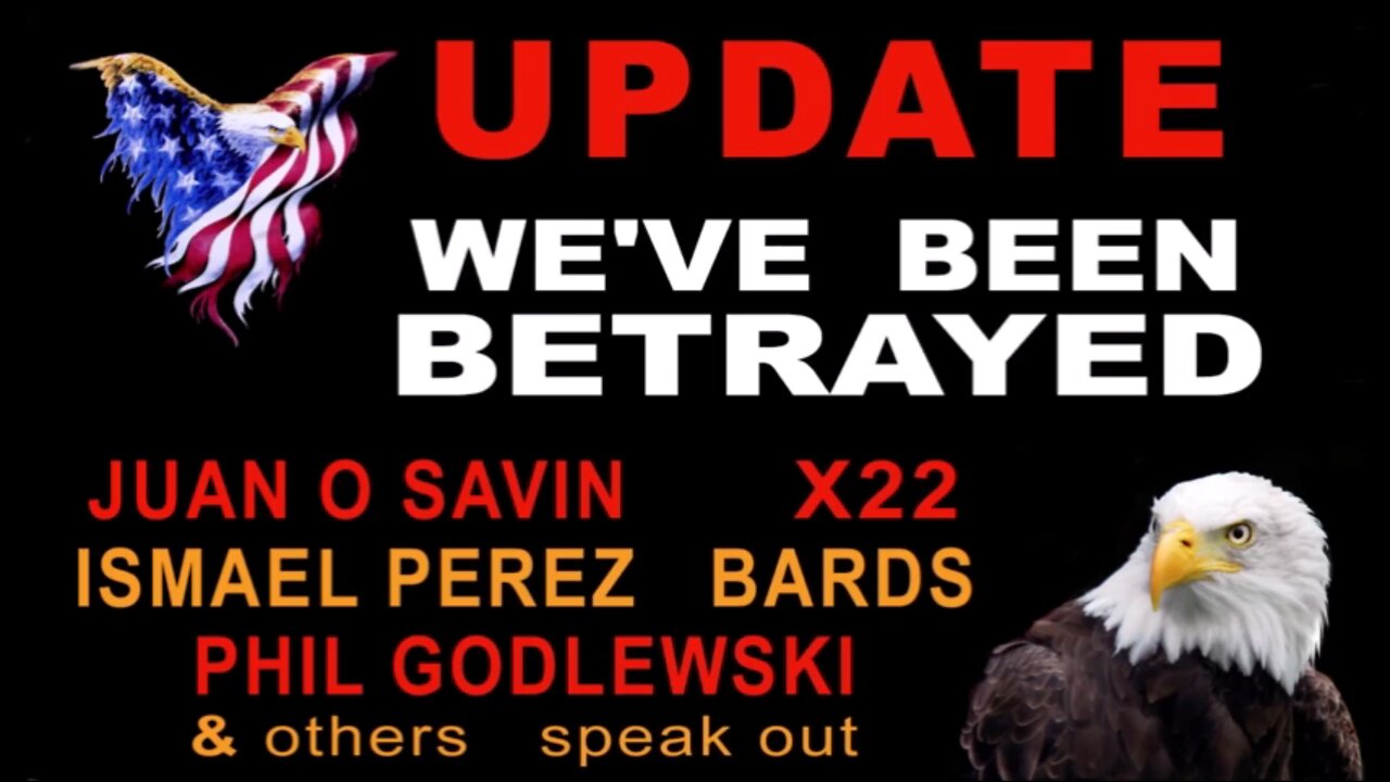 Juan O Savin and Phil Godlewski "We've Been BetrayedPhil Godlewski"